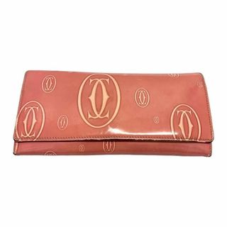 Cartier - Cartier カルティエ ハッピーバースデー 長財布 エナメル