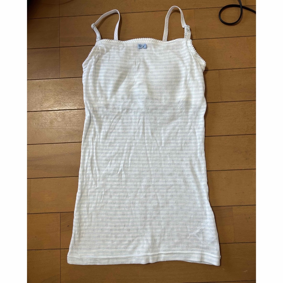 ジュニア女の子用  キャミソール キッズ/ベビー/マタニティのキッズ服女の子用(90cm~)(下着)の商品写真