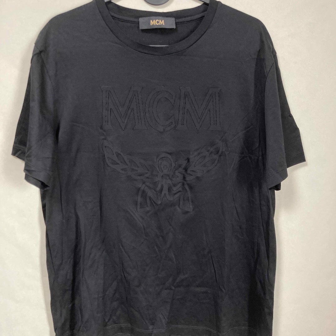 MCM(エムシーエム)のMCM ロゴ　半袖　Tシャツ　M  ブラック レディースのトップス(Tシャツ(半袖/袖なし))の商品写真