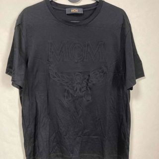 エムシーエム(MCM)のMCM ロゴ　半袖　Tシャツ　M  ブラック(Tシャツ(半袖/袖なし))