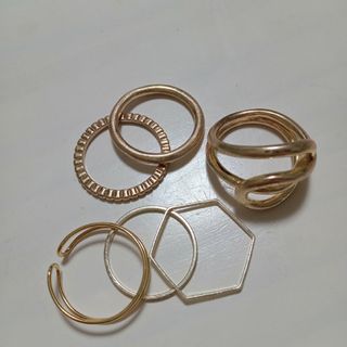 スリーコインズ(3COINS)の3COINS　ゴールドRingセット(リング(指輪))