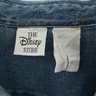 Disney - DISNEY ディズニー ミッキーポケット刺繍デニムシャツ ブルー