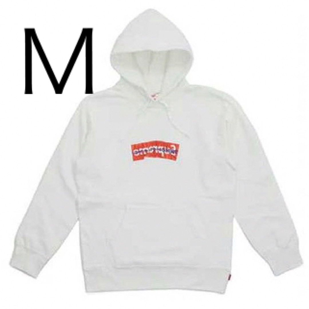 supreme ギャルソン シュプリーム wネーム XL パーカー