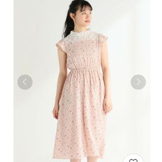 ハニーズ(HONEYS)の美品　ハニーズ　レース切り替えワンピース(ロングワンピース/マキシワンピース)