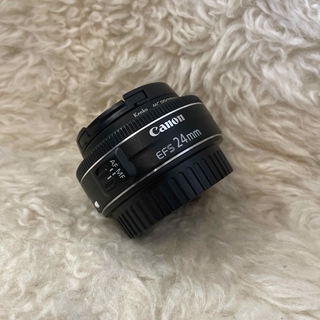 キヤノン(Canon)の【売り切り】CANON EFS 24mm 単焦点(プロテクター付)(レンズ(単焦点))