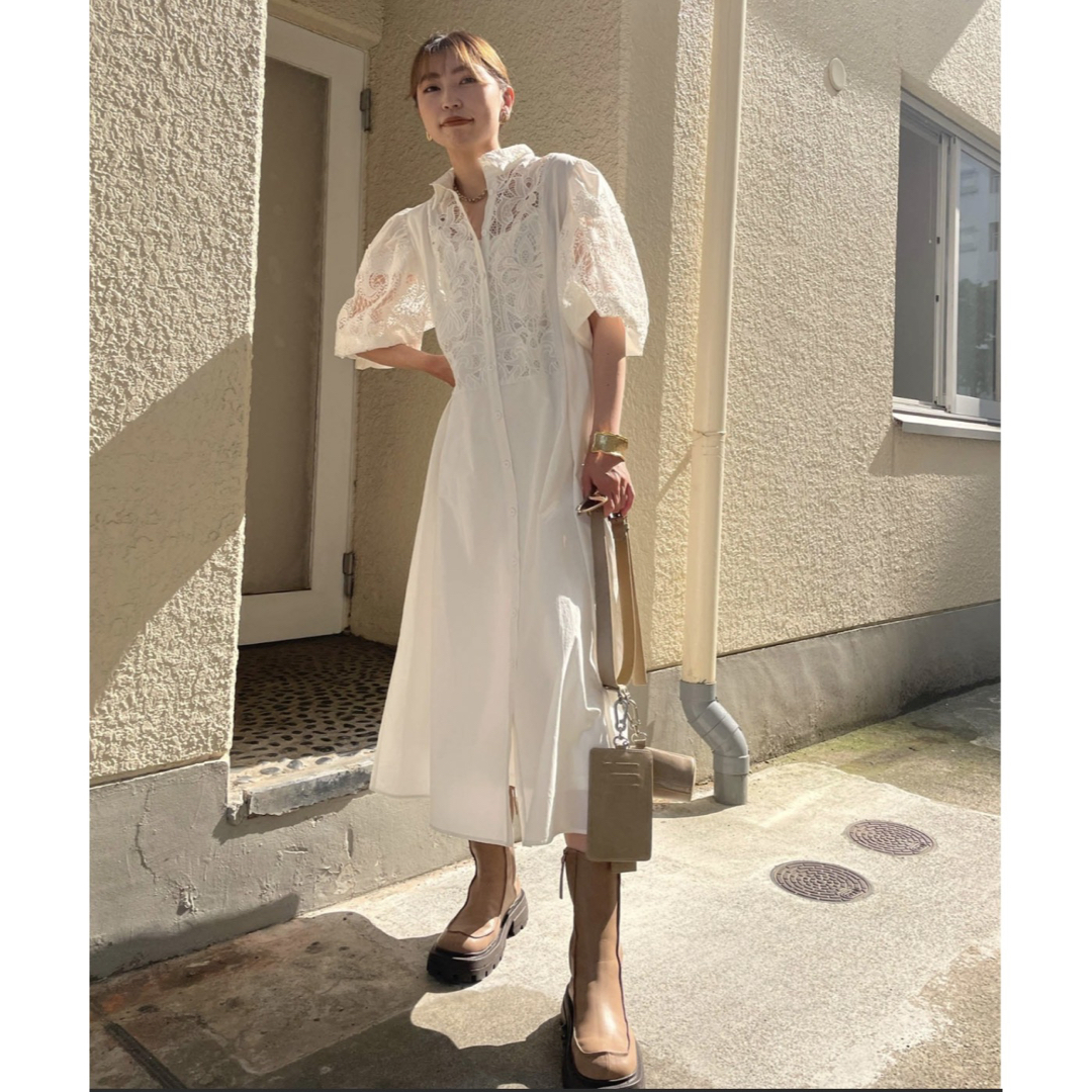 Ameri Vintage ANTOINETTE LACE DRESS - ロングワンピース