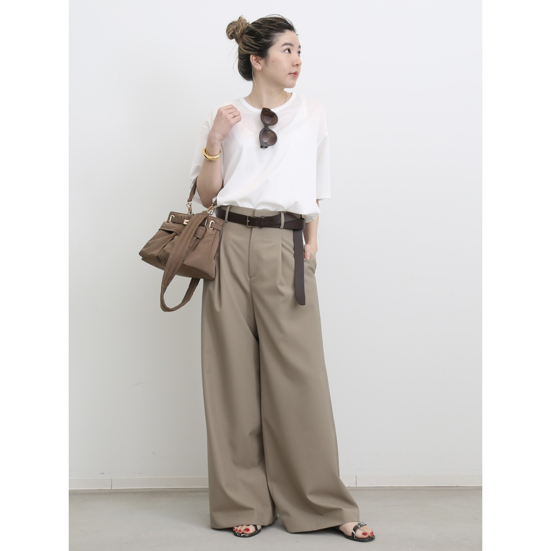 L'Appartement Tropical Woll Wide Pants