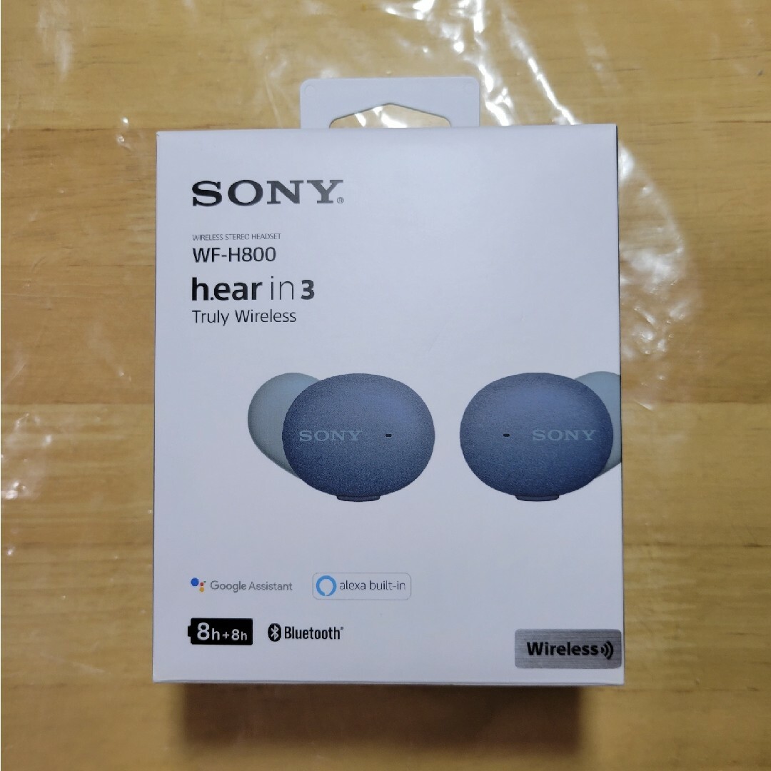 SONY(ソニー)のSONY  ワイヤレスイヤホンWF-H800(L) スマホ/家電/カメラのオーディオ機器(ヘッドフォン/イヤフォン)の商品写真