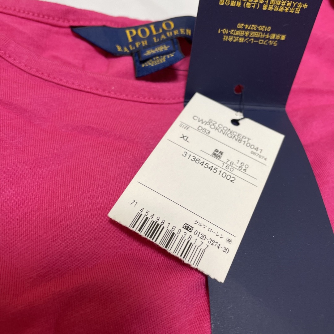 POLO RALPH LAUREN(ポロラルフローレン)のゆうこ様専用😊【新品】POLOフリル袖トップス　160 キッズ/ベビー/マタニティのキッズ服女の子用(90cm~)(Tシャツ/カットソー)の商品写真