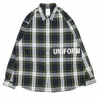 ユニフォームエクスペリメント(uniform experiment)の美品 22AW ユニフォームエクスペリメント バギー レギュラー カラー シャツ(シャツ)