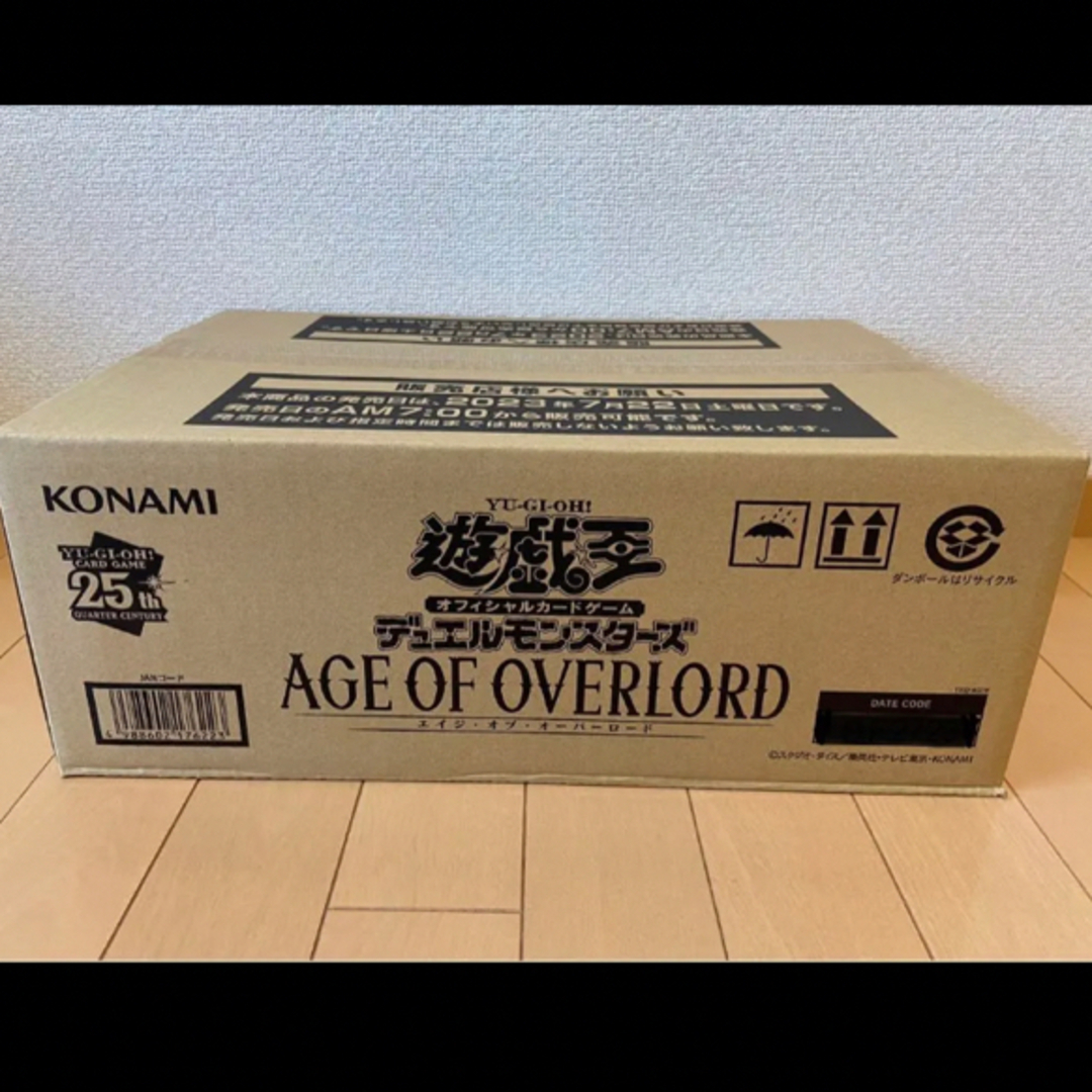 遊戯王　AGE OF OVERLORD エイジオブオーバーロード　1カートンBox/デッキ/パック