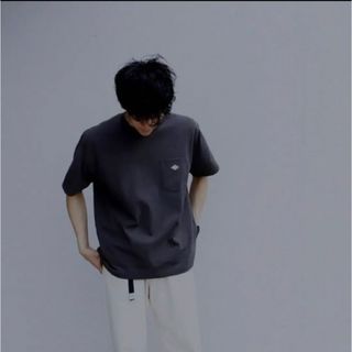 ダントン(DANTON)のDanton ダントン ヘビーオンス 肉厚 ヴィンテージ 加工 ポケットTシャツ(Tシャツ/カットソー(半袖/袖なし))