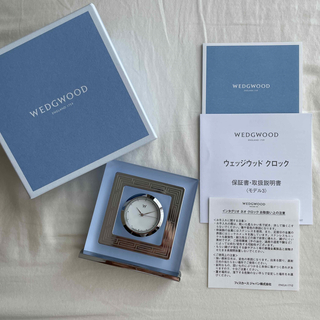 ウェッジウッド(WEDGWOOD)のウエッジウッド　インタグリオ ネオ クロック　置き時計　(置時計)