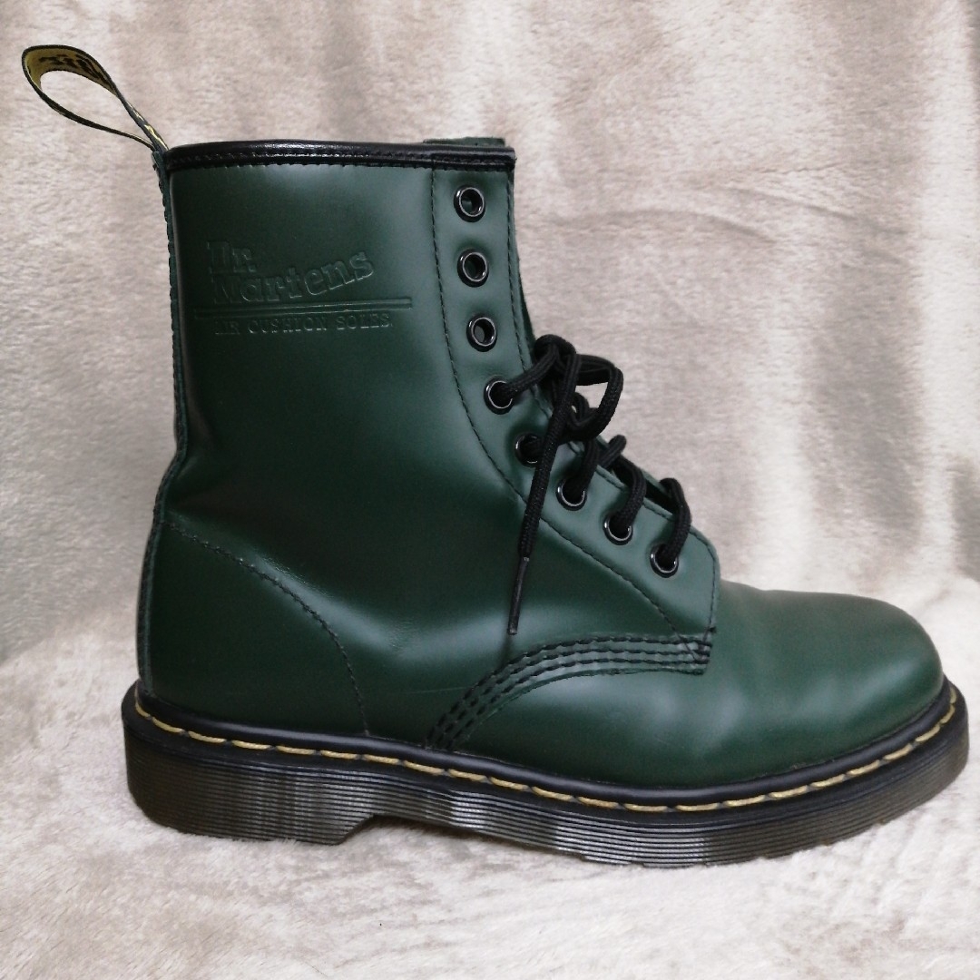 Dr.Martens - ドクターマーチン 8ホール グリーン UK4 23〜23.5cmの