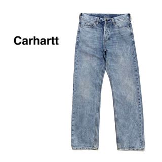 カーハート(carhartt)の☆良品 カーハート Carhartt 5ポケット ストレート デニム パンツ(デニム/ジーンズ)