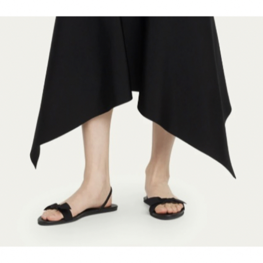 THE ROW - 値下◇美品◇ ザロウ the row bow sandals black 黒37 THE ROW - 値下◇美品◇ ザロウ the row bow sandals black 黒37