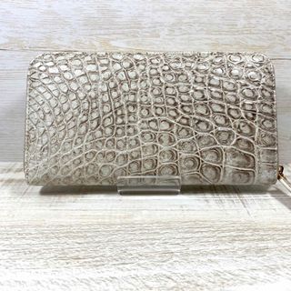 クロコダイル 長財布 ヒマラヤ メンズ レディース ワニ革 本物WS002の