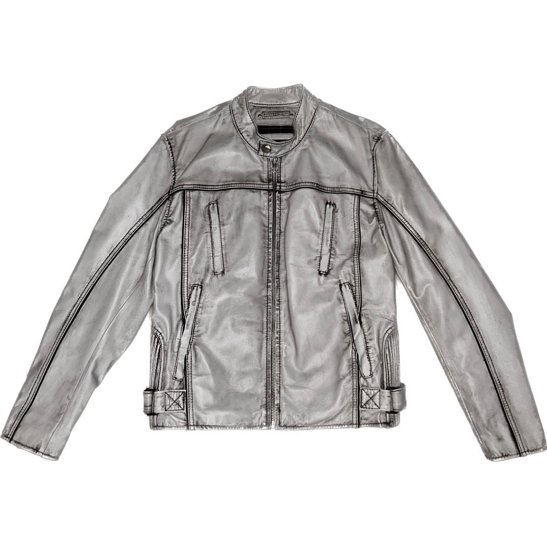 Vintage Distressed Leather Jacket ZSC