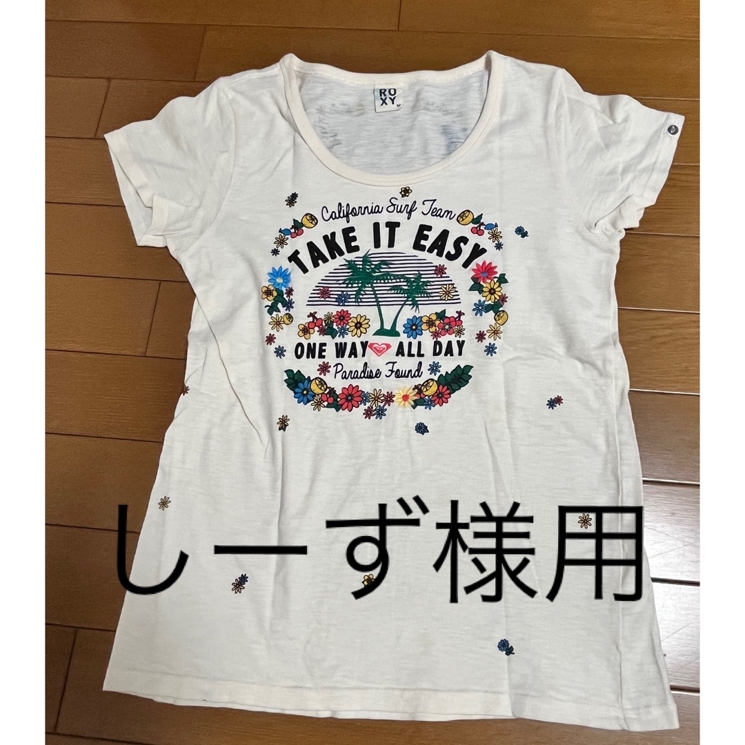 Roxy(ロキシー)の【Roxy】Tシャツ　レディース　Mサイズ レディースのトップス(Tシャツ(半袖/袖なし))の商品写真