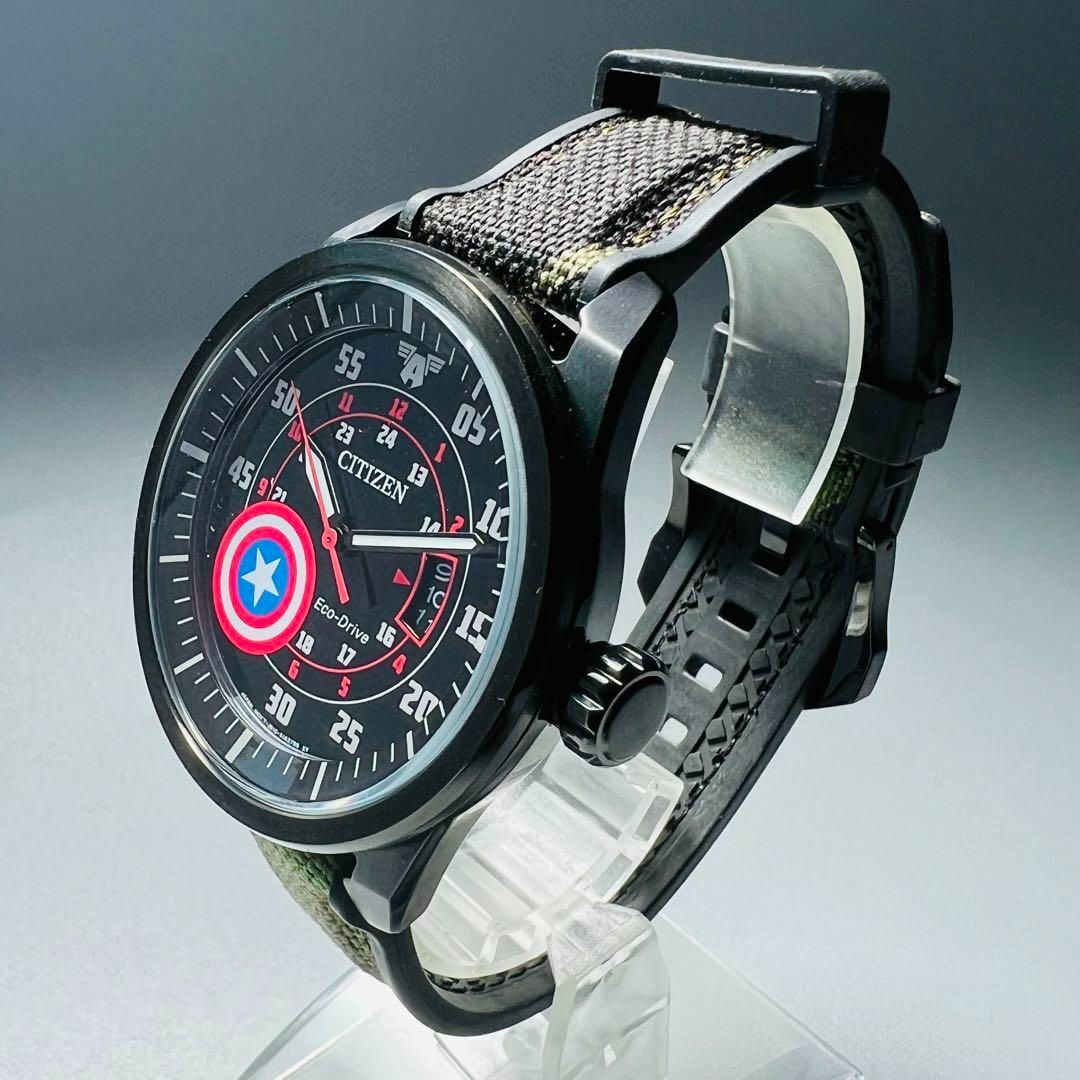 シチズン 腕時計 エコドライブ メンズ  電池不要 展示品 MARVELデザイン