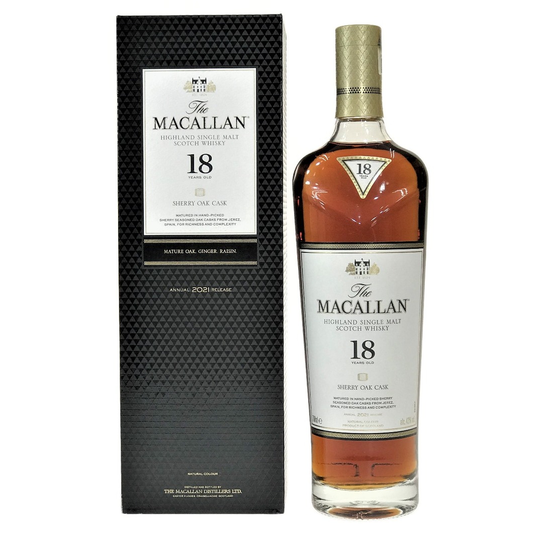 The MACALLAN マッカラン 18年 2021 シェリー オーク シングルモルト