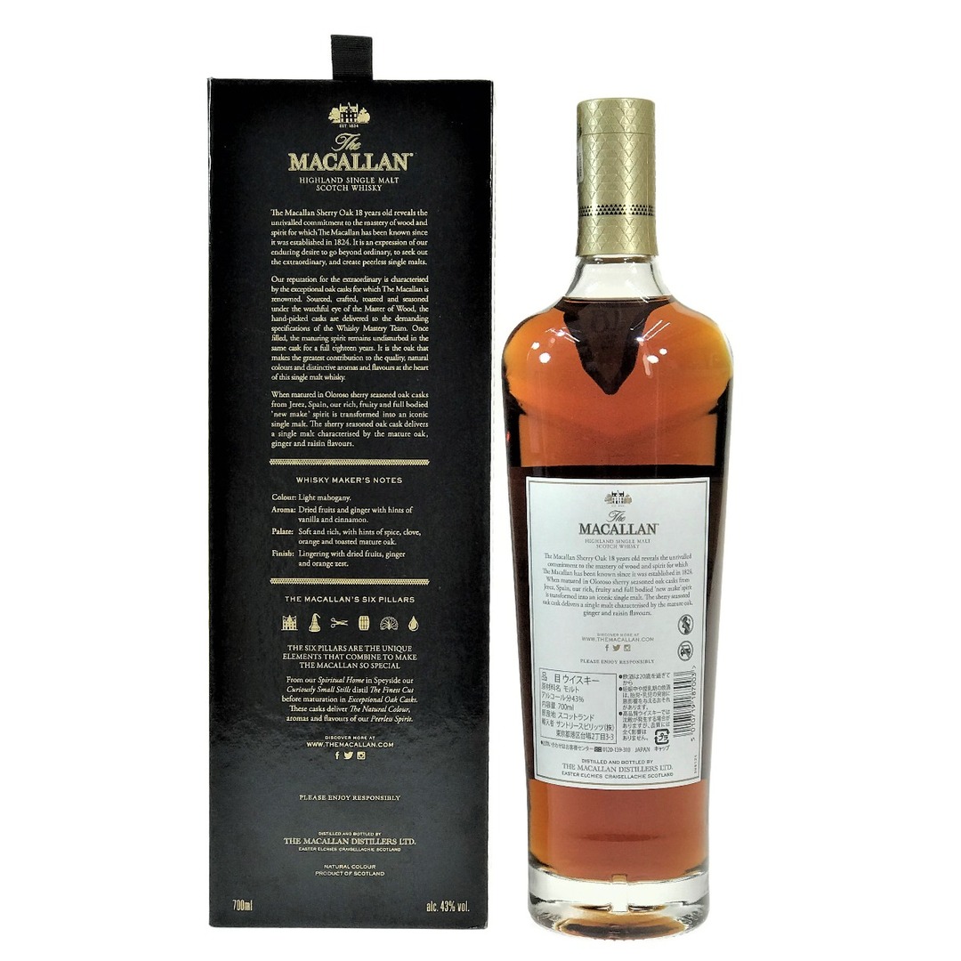 The MACALLAN マッカラン 18年 2021 シェリー オーク シングルモルト