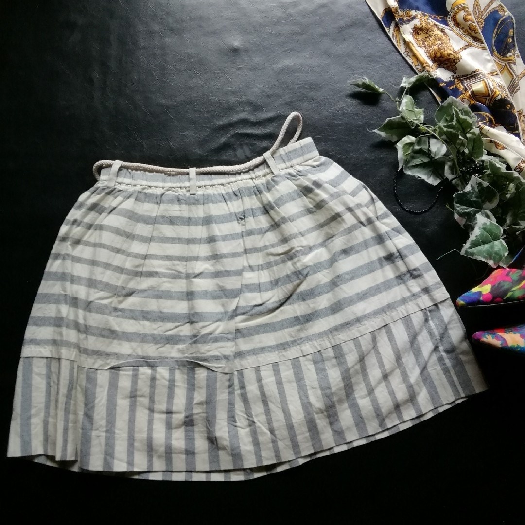 Madewell(メイドウェル)の♡madewell♡ボーダースカート レディースのスカート(ミニスカート)の商品写真