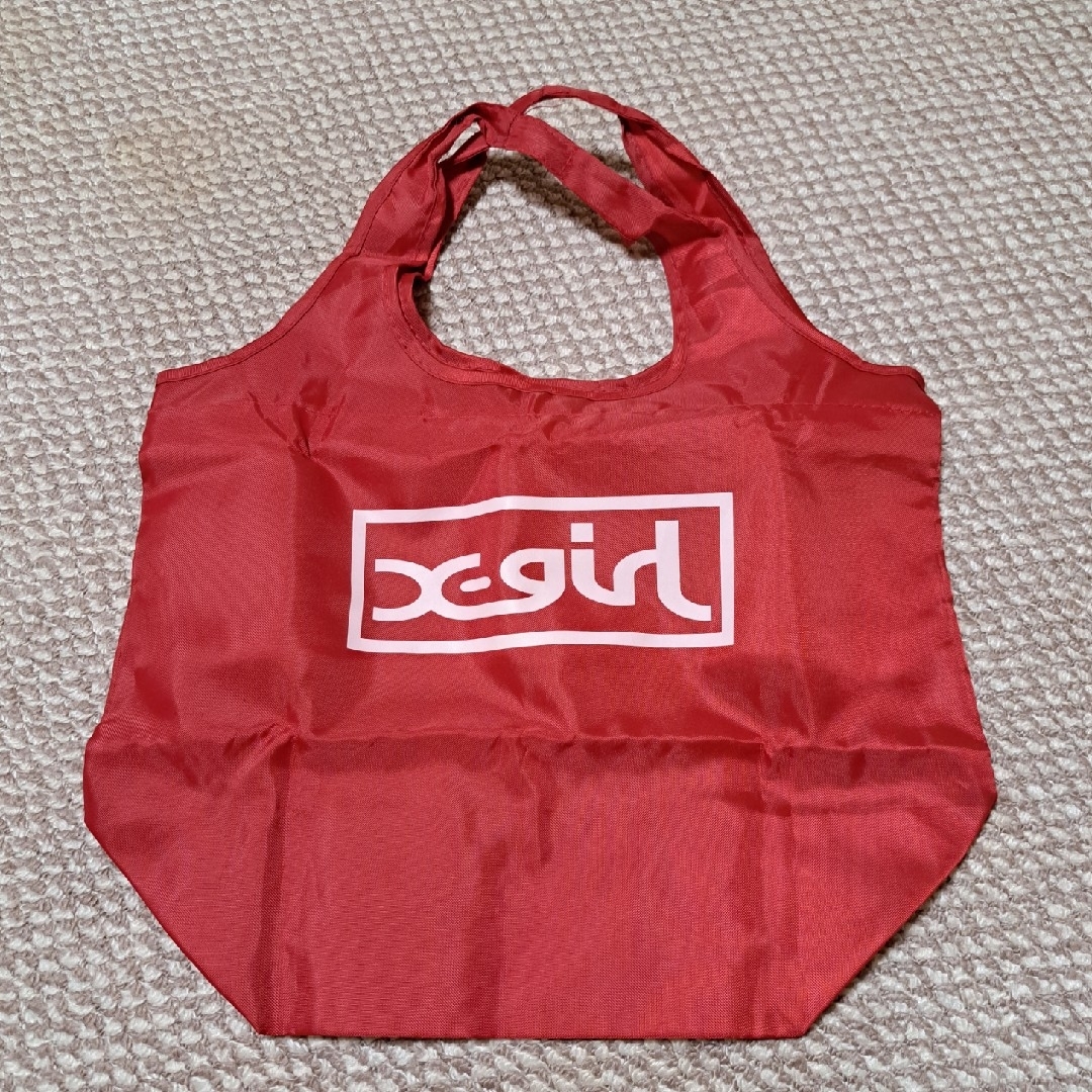 X-girl(エックスガール)のエックスガール　エコバッグ レディースのバッグ(エコバッグ)の商品写真