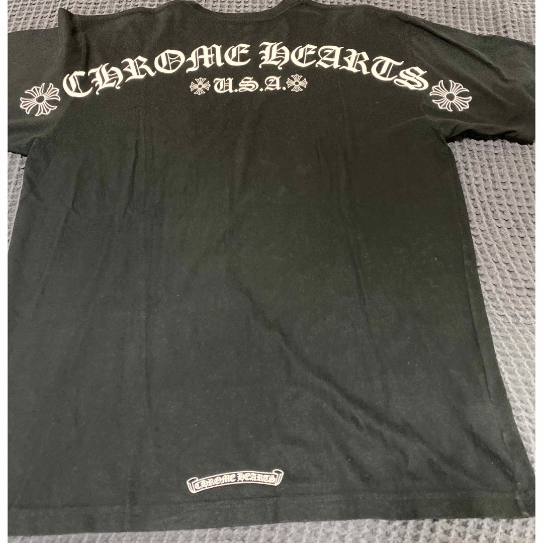 クロムハーツ アーチロゴ ポケットTシャツ XL ブラック ジャパンタグ付き クロムハーツ アーチロゴ ポケットTシャツ XL ブラック ジャパンタグ付き