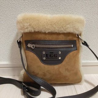 アグ(UGG)のUGG メンズ レディース ショルダーバッグ ポシェット 本革 毛皮 スエード(ショルダーバッグ)