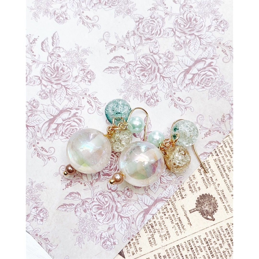 No.94 ピアス イヤリング 手染めビーズ - アクセサリー(女性用) No.94 ピアス イヤリング 手染めビーズ - アクセサリー(女性用)