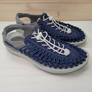 キーン(KEEN)のキーン ユニーク サンダル ネイビー/グレー 25㎝(サンダル)