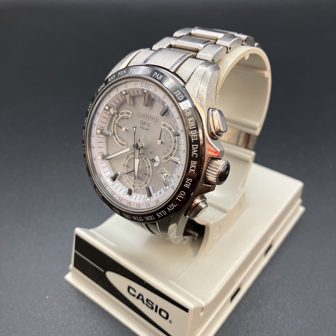 即決 SEIKO GPS SOLAR 電波ソーラー 腕時計 8X53-0AB0