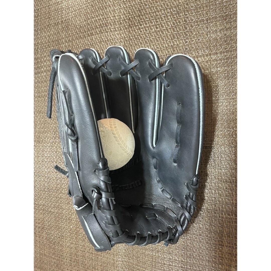 MIZUNO(ミズノ)のMIZUNO ミズノ 野球 グローブ Crest Hide ボール付き ジュニア スポーツ/アウトドアの野球(グローブ)の商品写真