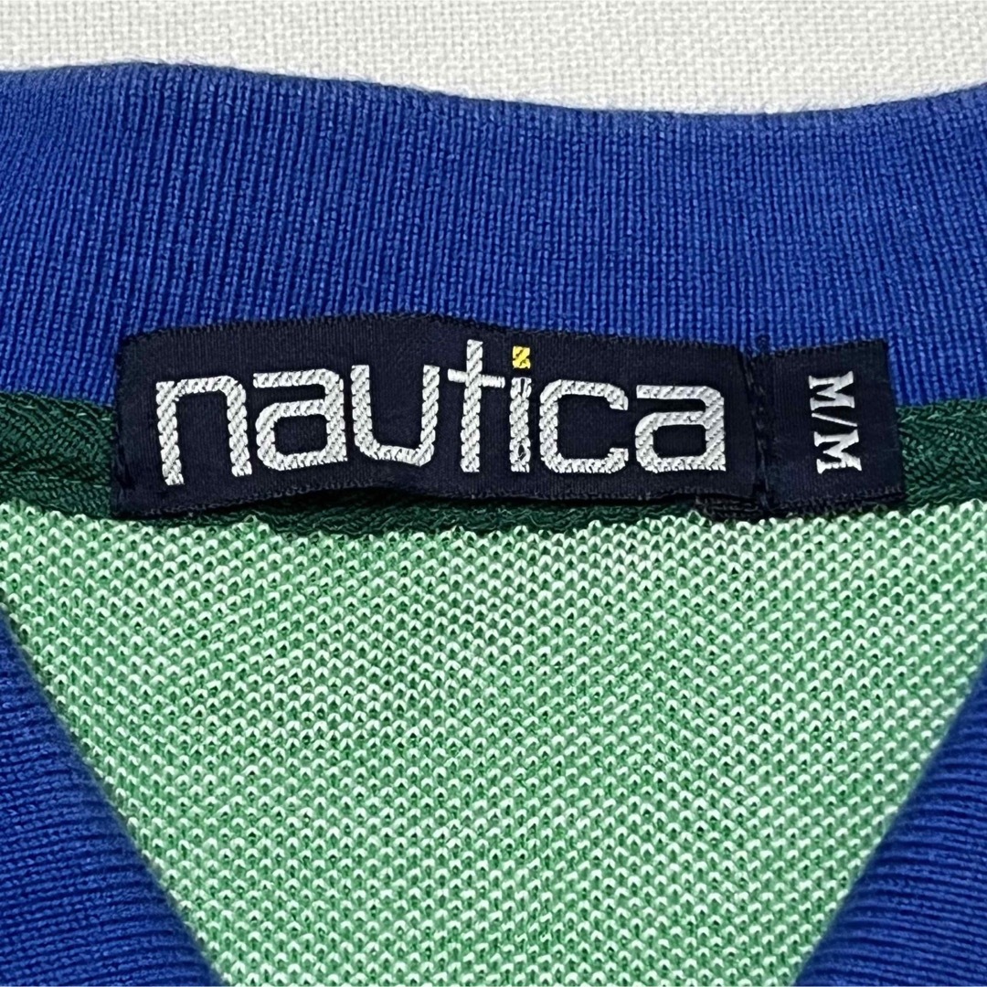 NAUTICA(ノーティカ)の【NAUTICA】ノーティカ 90s ポロシャツ マルチカラー ストライプ柄 メンズのトップス(ポロシャツ)の商品写真