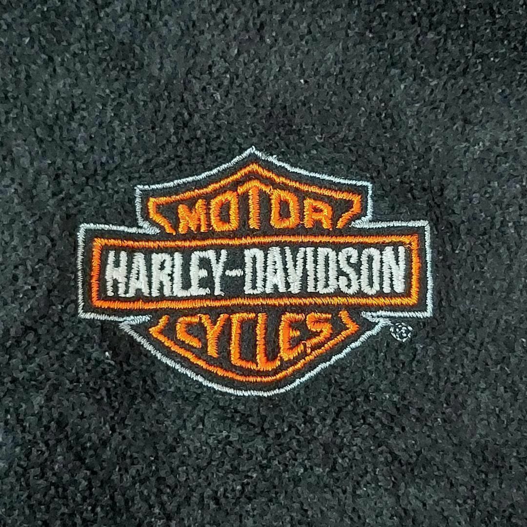 Harley Davidson - ハーレーダビッドソン ハーフジップフリース M