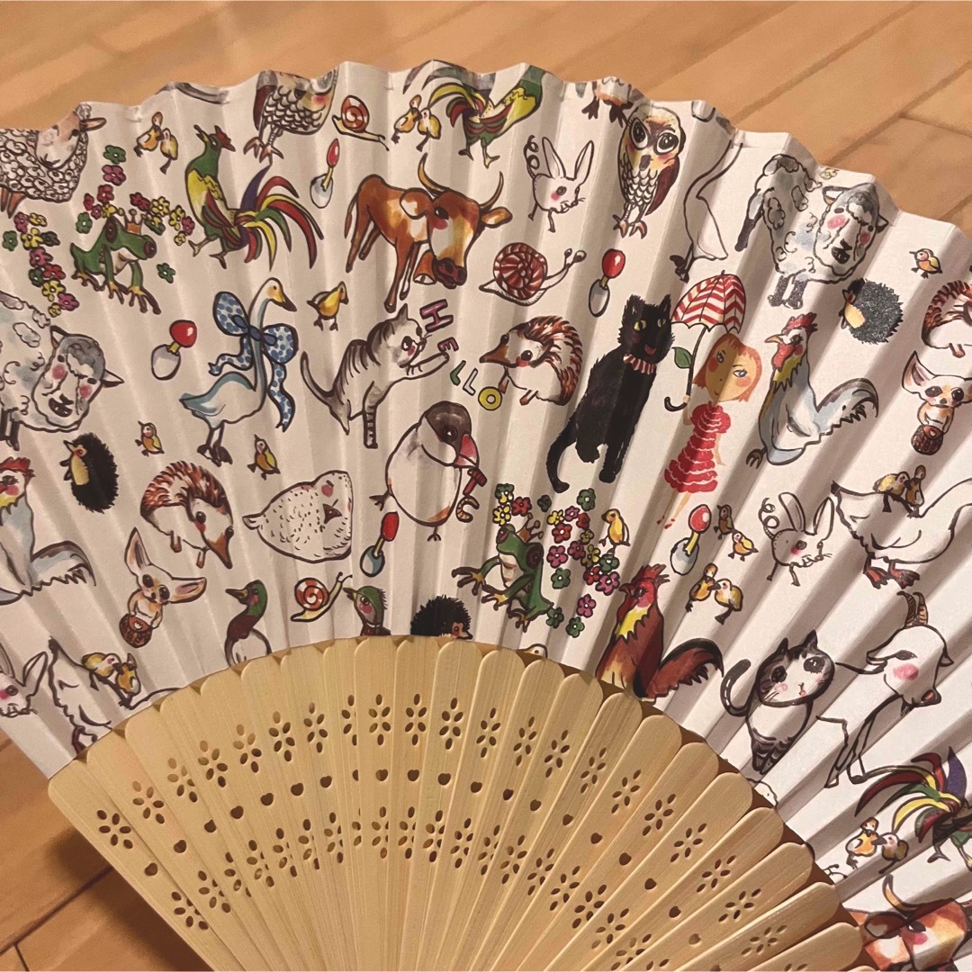 TSUMORI CHISATO(ツモリチサト)のツモリチサト　扇子 レディースのファッション小物(その他)の商品写真