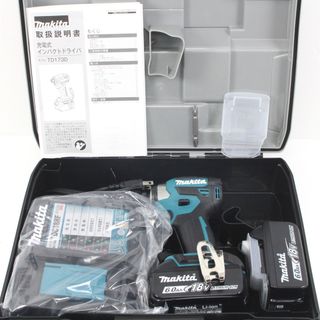 マキタ(Makita)の$$ MAKITA マキタ 充電式インパクトドライバ TD173DRGX 18V 6.0Ah ブルー 開封未使用品(その他)