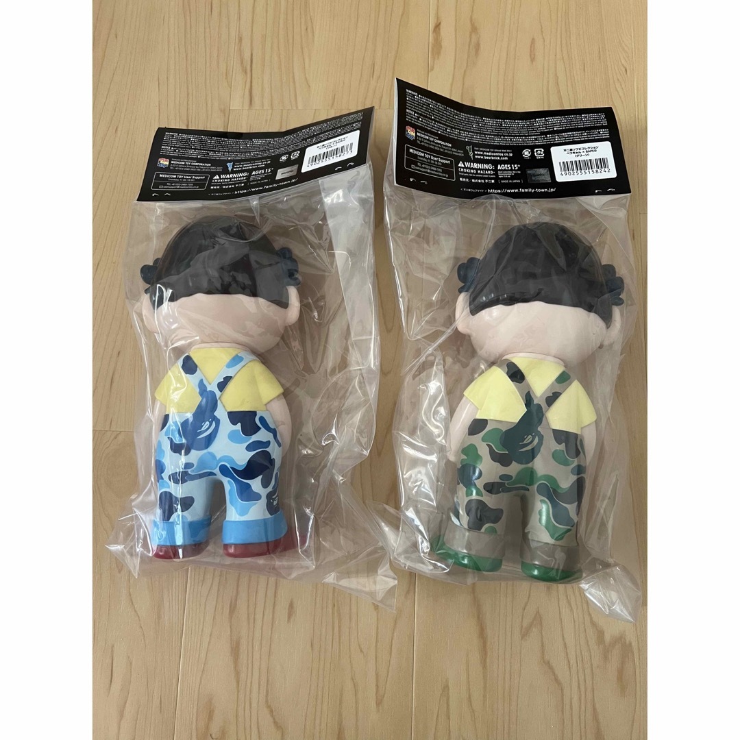 ☆新品☆ 不二家ソフビコレクション BAPE×ペコちゃん(グリーン、ブルー