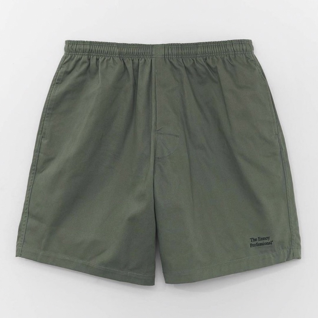 1LDK SELECT(ワンエルディーケーセレクト)のMサイズ エンノイ Cotton Easy Shorts OLIVE ennoy メンズのパンツ(ショートパンツ)の商品写真