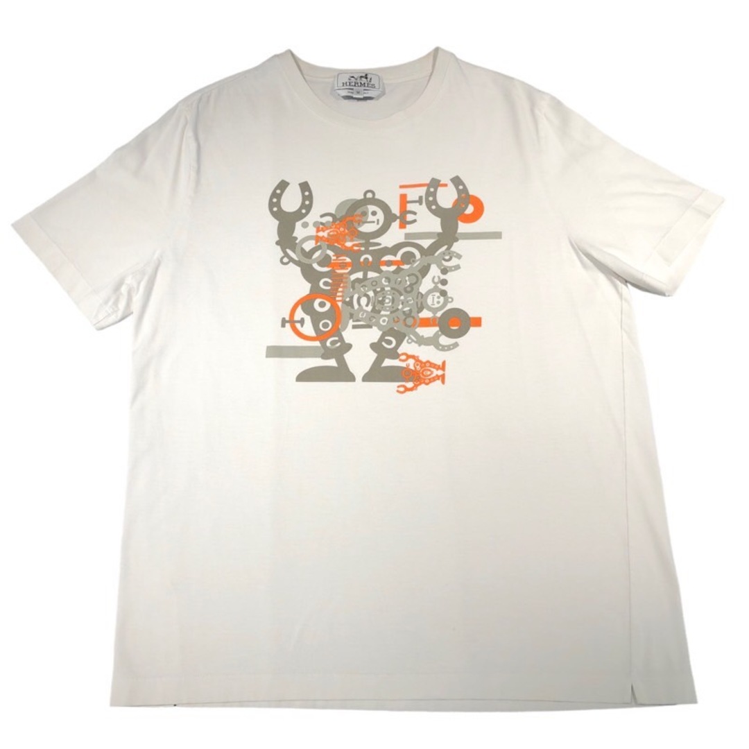 【美品】HERMES エルメス　ハローミスターファリエール　ロボット半袖Tシャツ