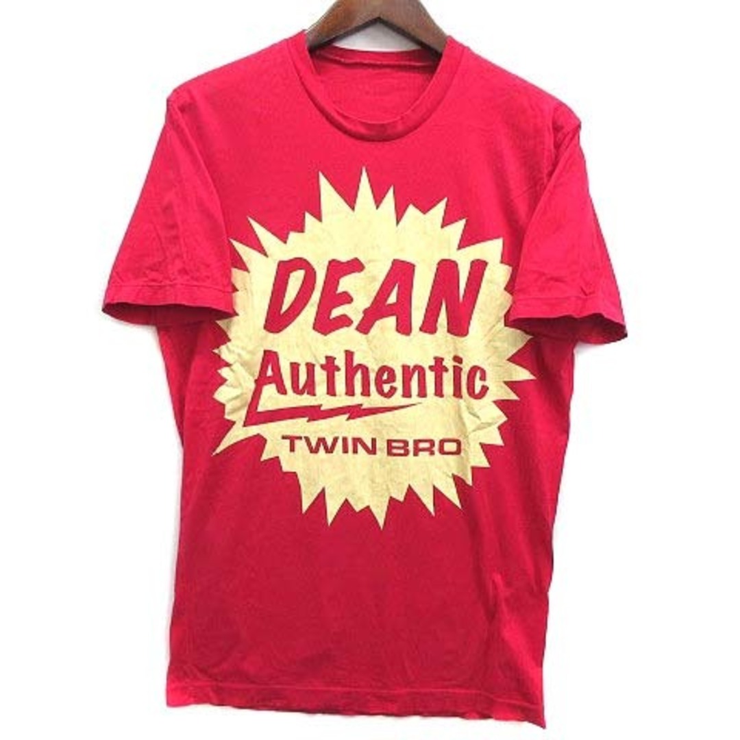 ディースクエアード Dean Authentic Twin Bro Tシャツ 赤