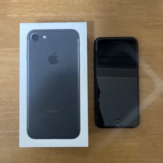 アイフォーン(iPhone)のiPhone7  128GB ブラック　中古　美品　箱あり、付属品なし(スマートフォン本体)