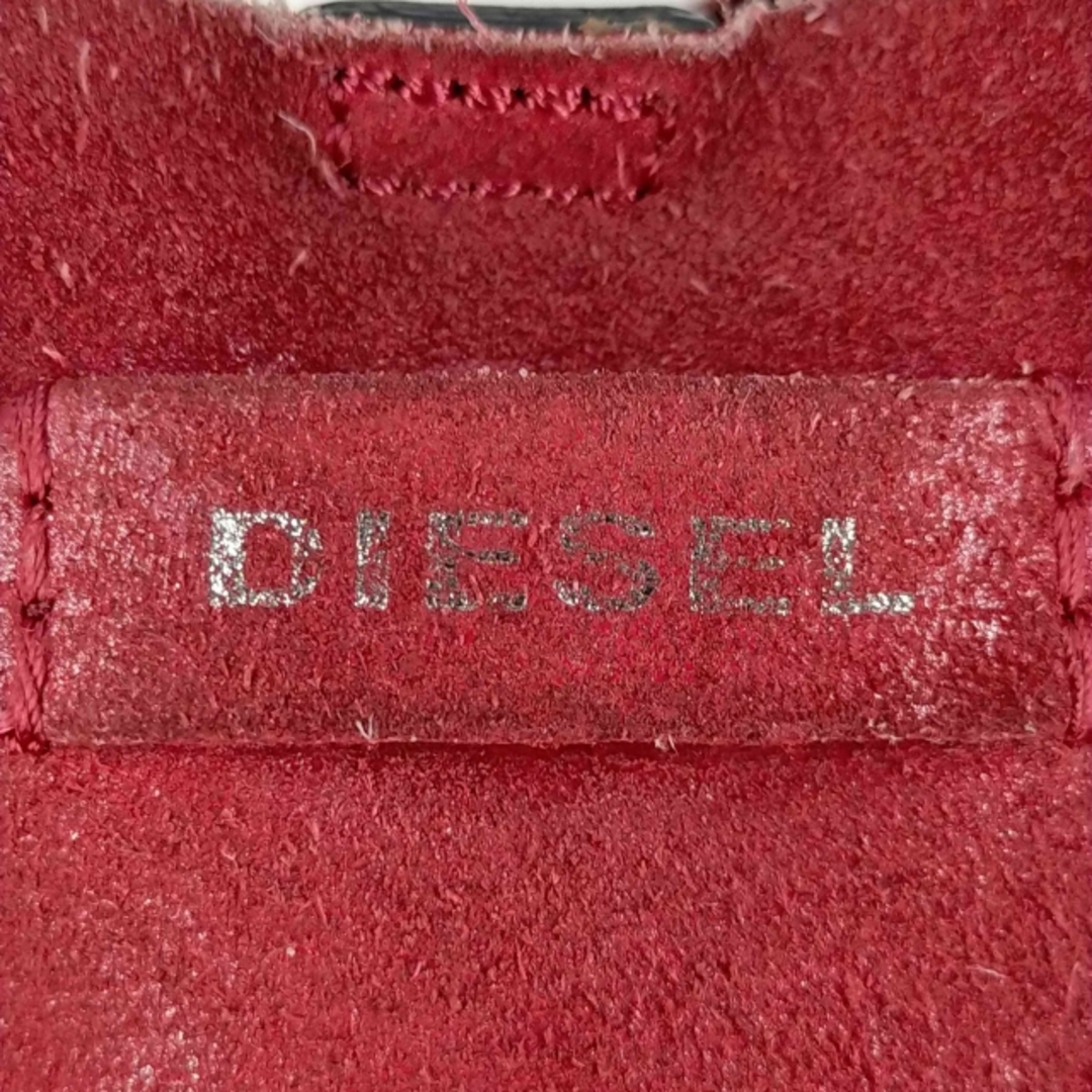 DIESEL 　ディーゼル　バックロゴ入　スタジャン　山羊革使用　美品　Ｌ