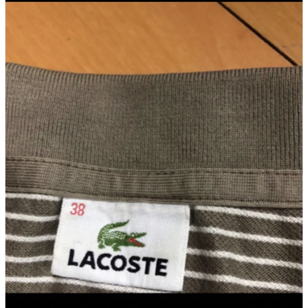 LACOSTE(ラコステ)のラコステカラフルボーダーコットンカノコポロ レディースのトップス(ポロシャツ)の商品写真
