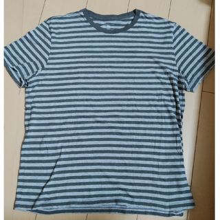 ギャップ(GAP)のメンズ　Tシャツ　GAP　グレー　ストライプ(Tシャツ/カットソー(半袖/袖なし))