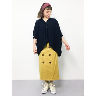 ズッカ(ZUCCa)のzucca ドルマンスリーブ 半袖 カットソー ニット サマーニット 美品 新品(カーディガン)