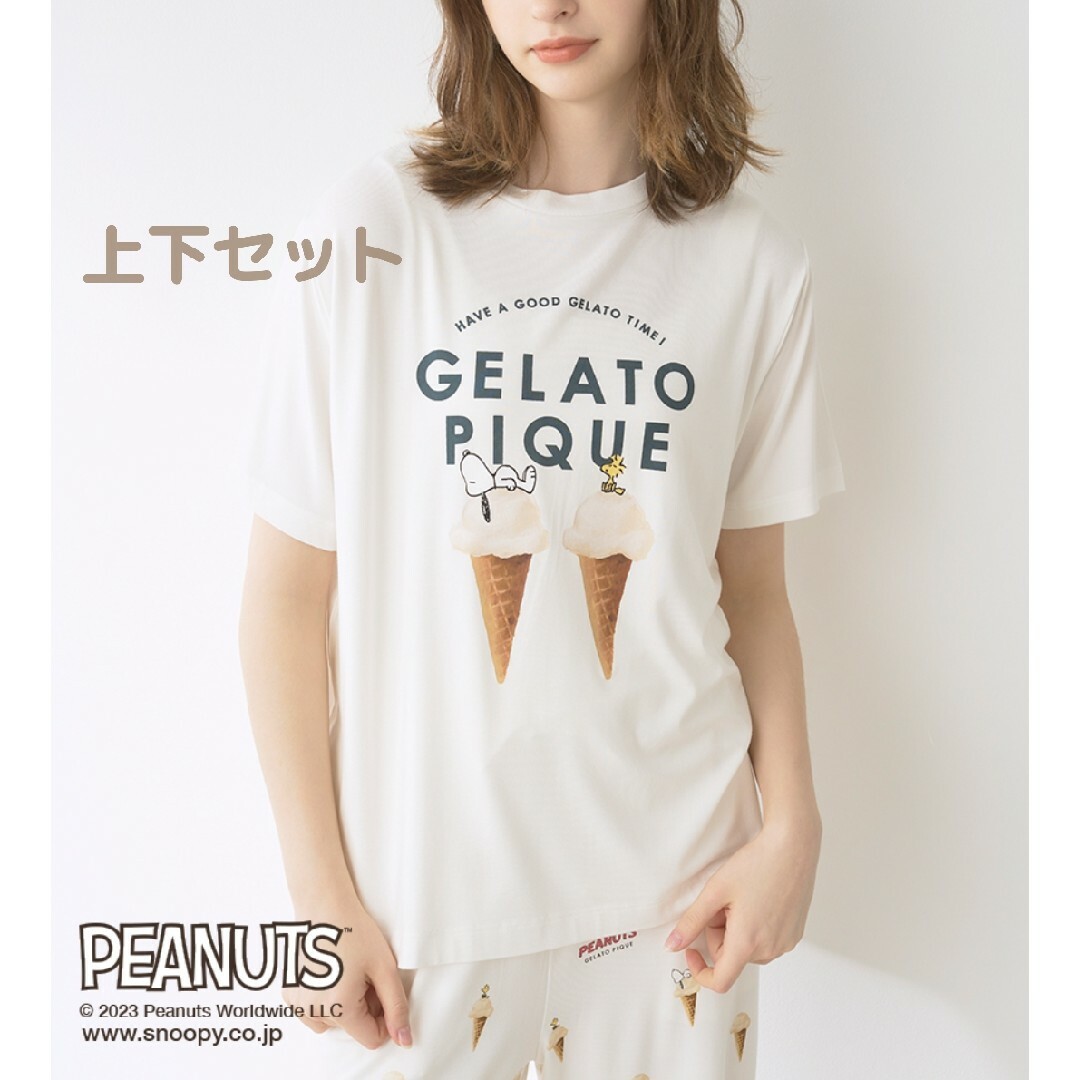 廉売 ジェラートピケ スヌーピー ピーナッツ ワンポイントTシャツ ...