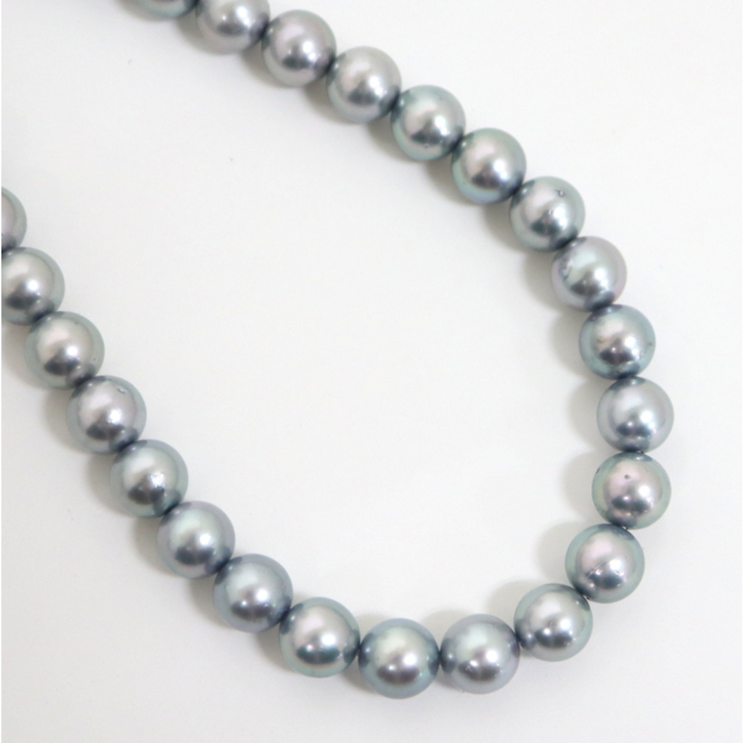 【Jewelry】TASAKI パール ネックレス 7～7.1mm グレー 40cm/hm09053ng