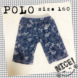 ポロラルフローレン(POLO RALPH LAUREN)のPOLO BCS ハーフパンツ 160 迷彩 ウエストゴム(パンツ/スパッツ)